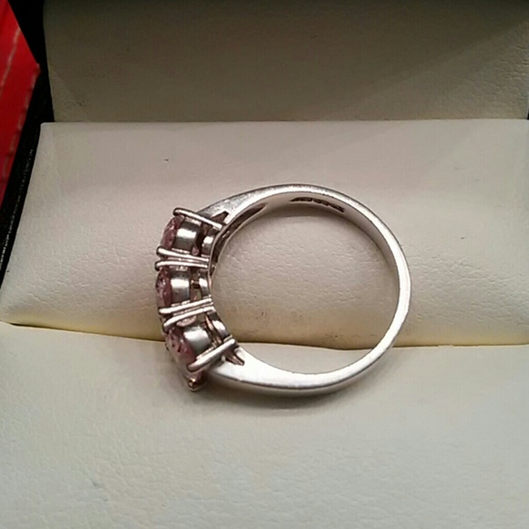 Vintage Swarovski Crystal 3 Stone 925 Sterling - Picture 7 of 8